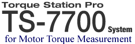 Torque Station Pro TS-7700 system for Motor Torque Measurement