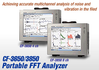CF-3650/3850 Portable FFT Analyzer