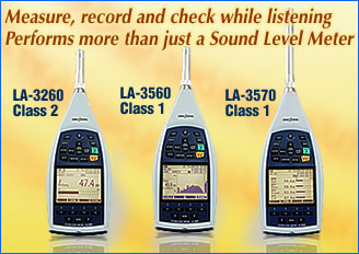 LA-3260,3560,3670 Sound Level Meter