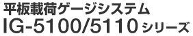 ���ډ׃Q�[�W�V�X�e�� IG-5100/5110