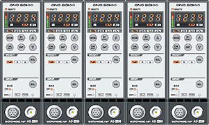 イラスト(AU-2200ユニットの５台連結）