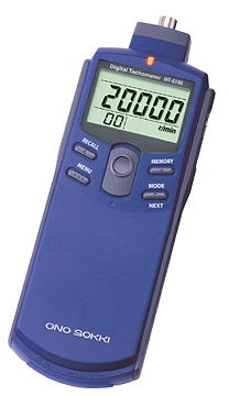 製品寫真（HT-6100可外接各種傳感器的手握式數字轉速表）