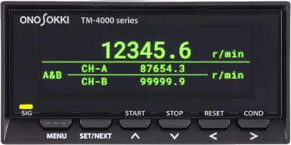 TM-4200シリーズ 2チャンネルデジタル回転計