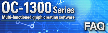 OC-1300 series Multi-function graph creating software FAQ - Index