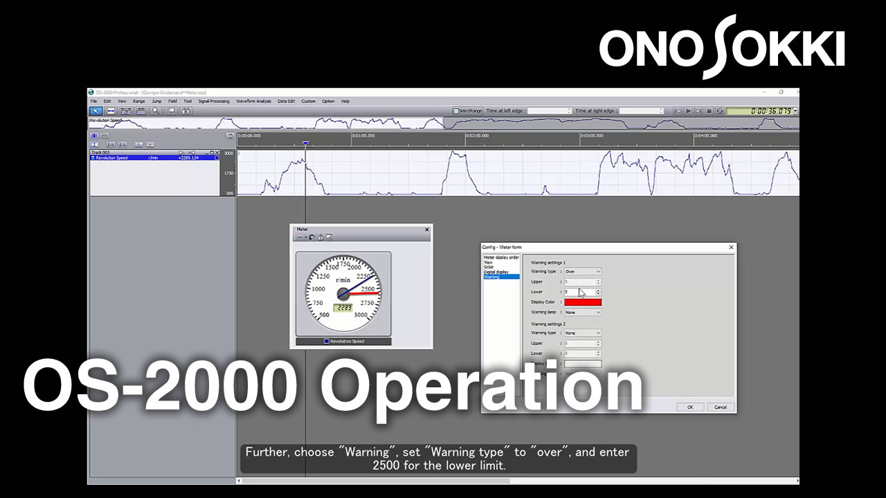 OS-2000 Operation