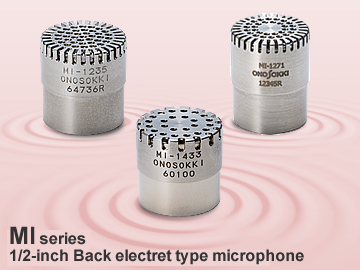 MI series1/2-inch measurement back electret-type microphone