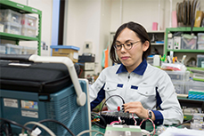 Person in charge of Control Device Section, R&D Department, Citizen Chiba Precision Co., Ltd. 