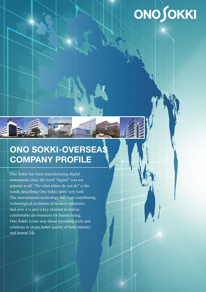 ONO SOKKI - OVERSEAS COMPANY PROFILE