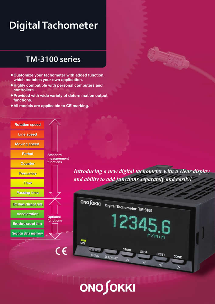 TM-3100 series Digital Tachometer