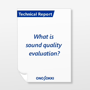 What is sound quality evaluation?