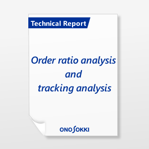 Order ratio analysis and tracking analysis