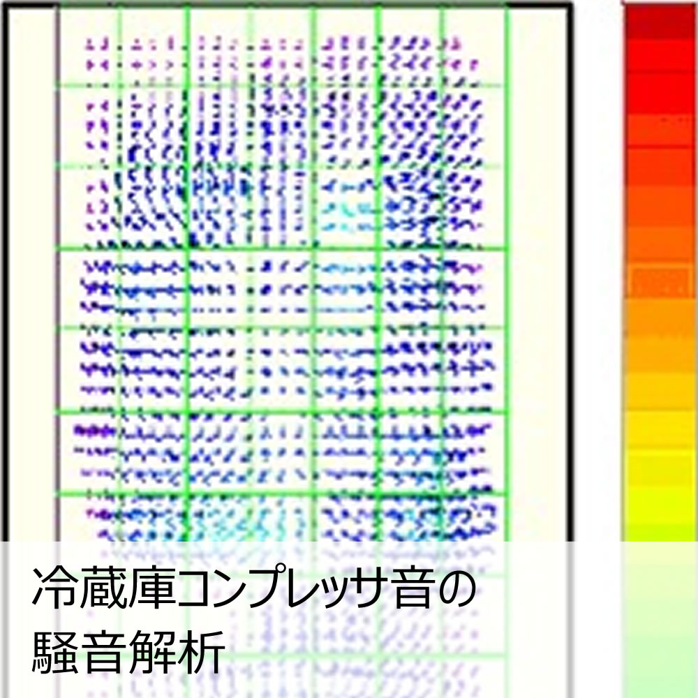 冷蔵庫コンプレッサ音の騒音解析