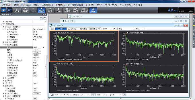 DS-3000系列分析软件的表示界面