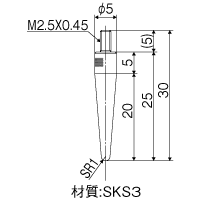 AA-0230 材質：SKS3