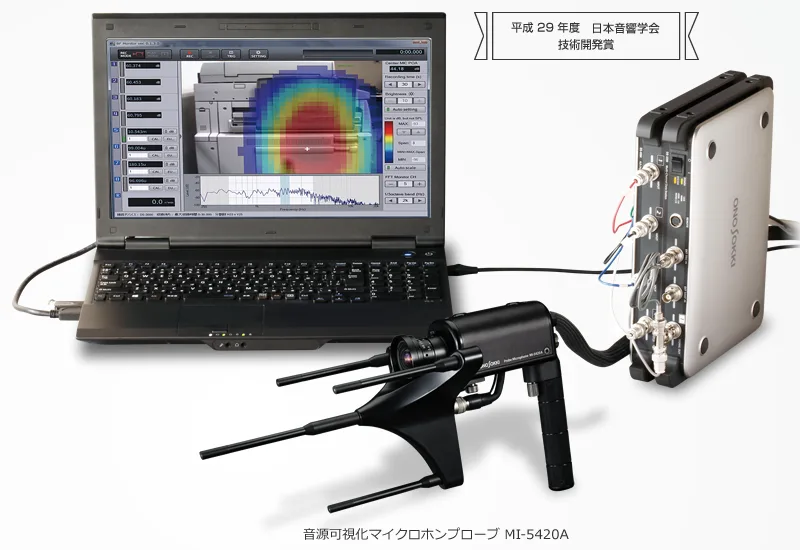 4ch ビームフォーミング 音源可視化システム