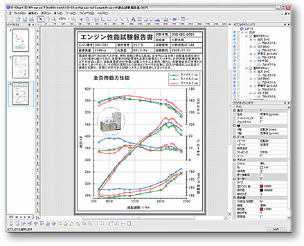 小野測器 グラフ作成ソフト O Chart Ver 3 トップページ