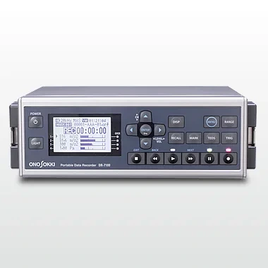 小野測器 - 音響振動ポータブルデータレコーダー DR-7100