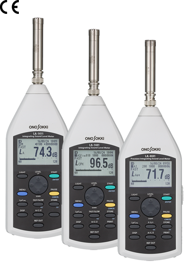 Photo (Integrating sound level meter LA-4441 & LA-1410/1441)