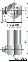 小野測器 - プリアンプ内蔵型 加速度検出器 NP-3000シリーズ