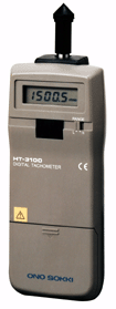 小野測器 - 接触式 デジタルハンドタコメータ HT-3100