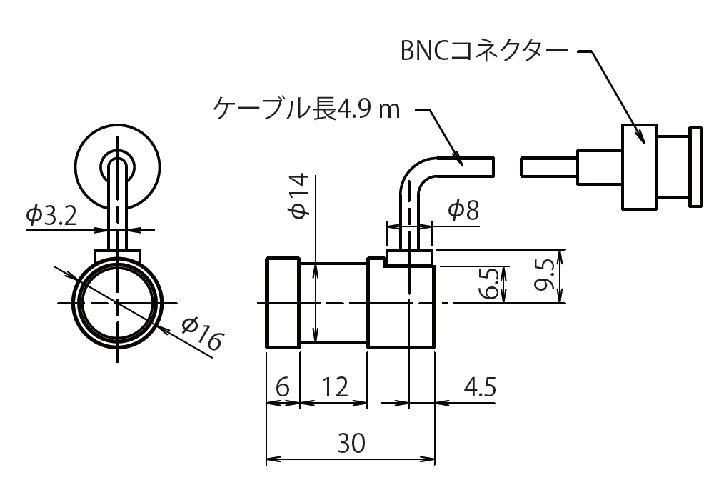 OM-1500 外形寸法図