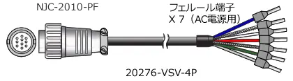 イラスト（RP-1700信号ケーブル）