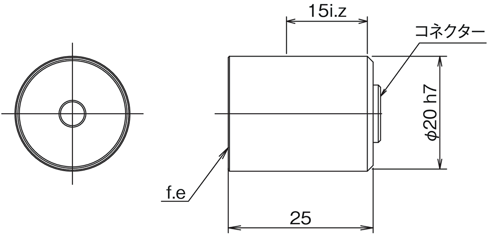 VE-3020 外形寸法図