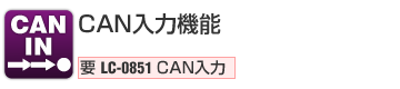 CAN IN CAN输入功能