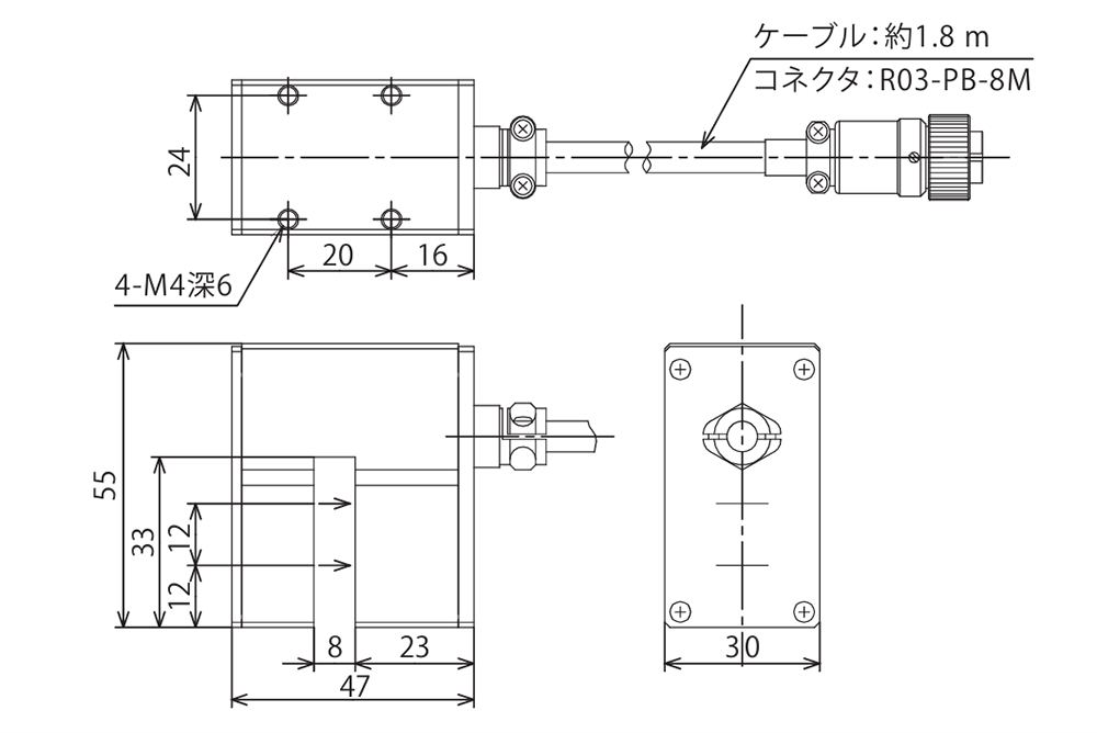 TQ-3507 外形寸法図