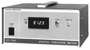 製品写真（PT-750デジタル吸入圧力計）