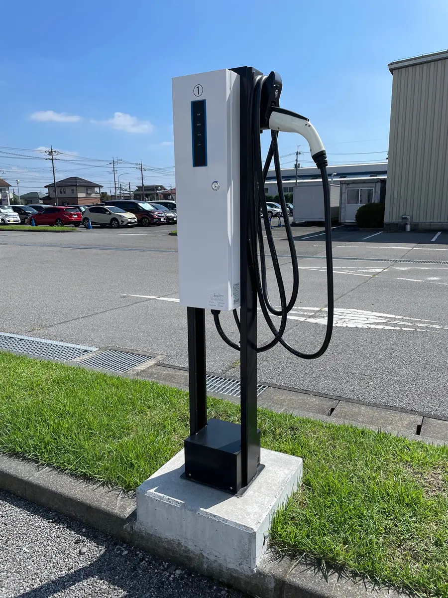 写真:EV用充電設備