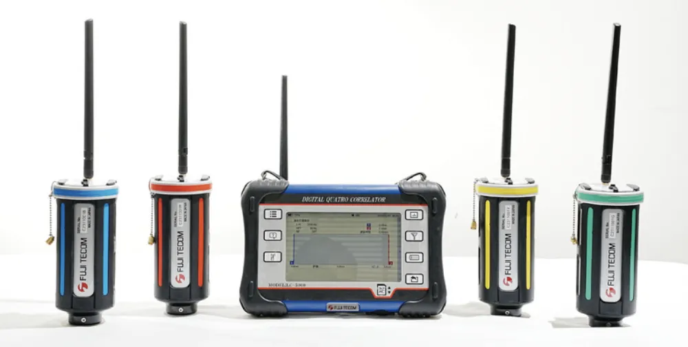 フジテコム GPS搭載デジタル4点 リアルタイム相関式漏水探知機 クアトロコアLC-5000
